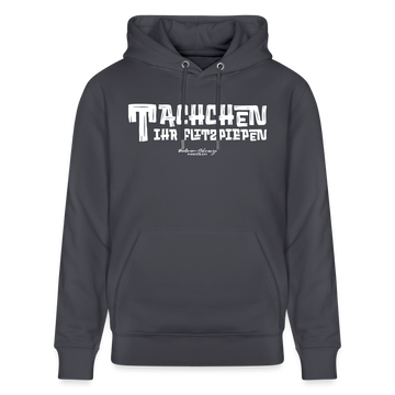 Berliner Begrüssung-TACHCHEN IHR FLITZPIEPEN- Bio-Hoodie - Indigoblau