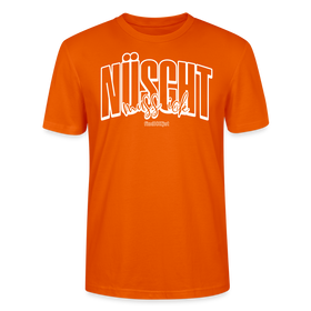 Berlin Shirt mit Schnauze-NÜSCHT MUSS ICK-Unisex T-Shirt Bio - Tieforange