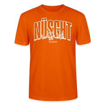 Berlin Shirt mit Schnauze-NÜSCHT MUSS ICK-Unisex T-Shirt Bio - Tieforange