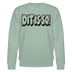 Berlin Sweater mit Berliner Schnauze-DIT IS SO!-Unisex Bio-Sweatshirt - Helles Graugrün