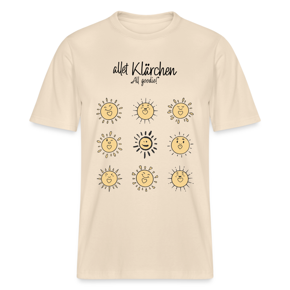 allet Kärchen-Relaxed Fit Unisex Bio-T-Shirt - Naturweiß