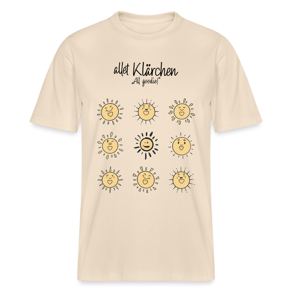 allet Kärchen-Relaxed Fit Unisex Bio-T-Shirt - Naturweiß