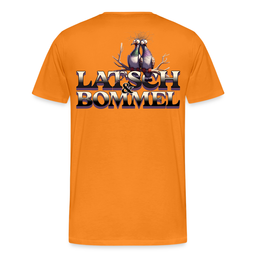 BERLINER LATSCH UND BOMMEL - Männer Premium T-Shirt - Orange