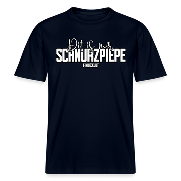 SCHNURZPIEPE-Relaxed Fit Unisex Bio-T-Shirt II - Navy