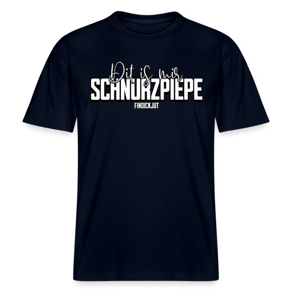 SCHNURZPIEPE-Relaxed Fit Unisex Bio-T-Shirt II - Navy