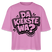 Berliner Spruch-DA KIEKSTE WA?-Frauen Boxy Bio-T-Shirt - Pink