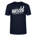 Berlin Shirt-NÜSCHT DARF ICK-Unisex T-Shirt mit Berliner Schnauze - Navy