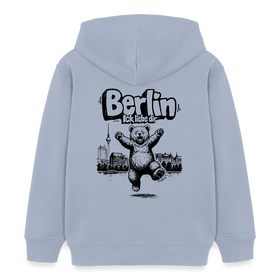 Berlin Souvenir-Kinder Bio-Hoodie-BERLIN ICK LIEBE DIR - Lavendel-Violett