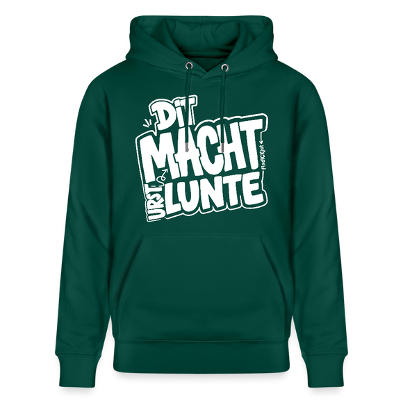 DIT MACHT URST LUNTE-Unisex Bio-Hoodie mit Berliner Dialekt - Forest
