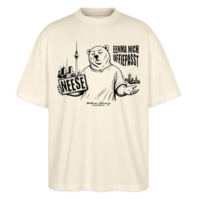 Berlin Souvenir mit Spruch-NEESE-Oversized Unisex Bio T-Shirt - Natur