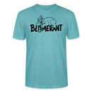 BLÜMERANT - Unisex T-Shirt mit Berliner Schnauze - Pastelltürkis