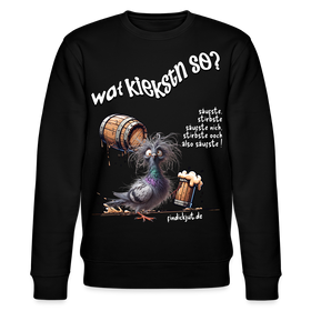WAT KIEKSTN SO?-Unisex Bio-Sweatshirt II - Schwarz