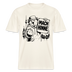 Berlin Souvenir mit Berliner Schnauze-MACH HINNE- RELAXED FIT Unisex Organic T-Shirt - Naturweiß 