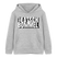 WIE LATSCH UND BOMMEL - Kinder Bio-Hoodie - Grau meliert