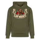 Weihnachten mit Berliner Schnauze-JIBT NÜSCHT-Unisex Bio-Hoodie - Khaki Grün