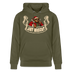 Weihnachten mit Berliner Schnauze-JIBT NÜSCHT-Unisex Bio-Hoodie - Khaki Grün