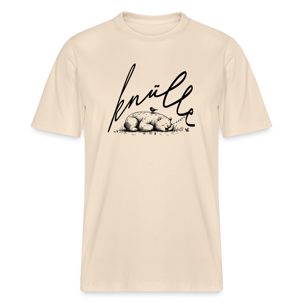 KNÜLLE - Relaxed Fit Unisex Bio-T-Shirt - Naturweiß