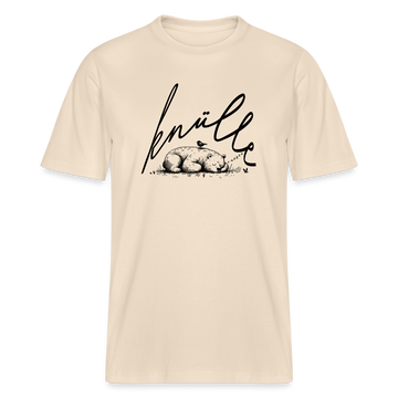 KNÜLLE - Relaxed Fit Unisex Bio-T-Shirt - Naturweiß