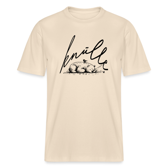 KNÜLLE - Relaxed Fit Unisex Bio-T-Shirt - Naturweiß