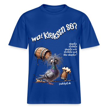 WAT KIEKSTN SO?-Relaxed Fit Unisex Bio-T-Shirt II - Dunkelblau