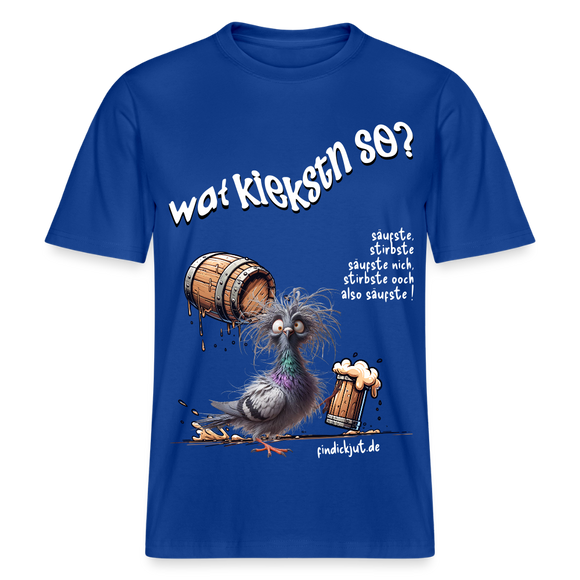 WAT KIEKSTN SO?-Relaxed Fit Unisex Bio-T-Shirt II - Dunkelblau