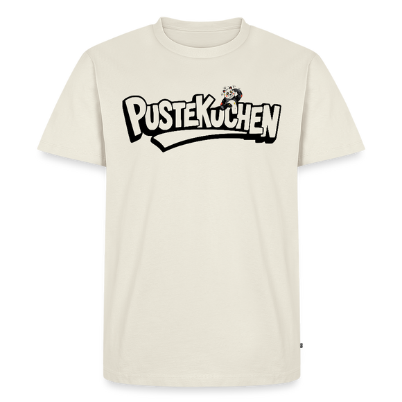 PUSTEKUCHEN-Männer Premium T-Shirt - Naturweiß