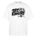 Berliner Schnauze-DIT ESKALIERT EH-Oversized Unisex Bio T-Shirt - Weiß