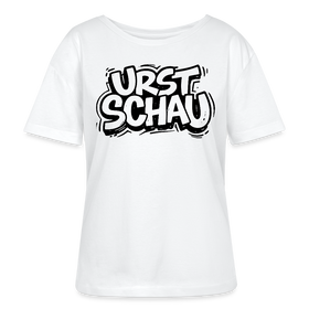 Ostalgie -Rundhals Frauen Bio-T-Shirt-URST SCHAU - Weiß