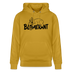 BLÜMERANT-Unisex Bio-Hoodie mit echt Berliner Schnauze - Ocker