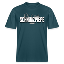 SCHNURZPIEPE-Relaxed Fit Unisex Bio-T-Shirt II - Dunkles Petrol
