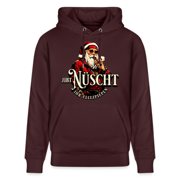 JIBT NÜSCHT IHR FLITZPIEPEN-Unisex Bio-Hoodie II - Maroon