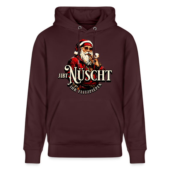 JIBT NÜSCHT IHR FLITZPIEPEN-Unisex Bio-Hoodie II - Maroon