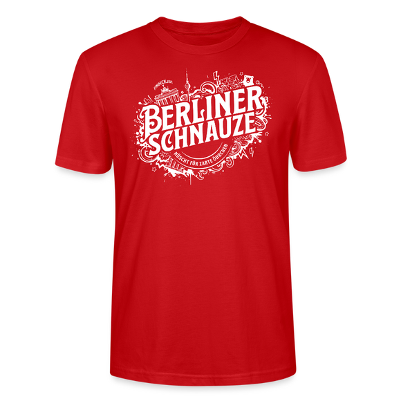 BERLINER SCHNAUZE-Unisex T-Shirt BIO - Rot