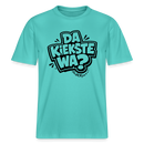 Berlin Schnauze uff RELAXED FIT Unisex Bio T-Shirt-DA KIEKSTE WA? - Poolblau