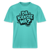 Berlin Schnauze uff RELAXED FIT Unisex Bio T-Shirt-DA KIEKSTE WA? - Poolblau