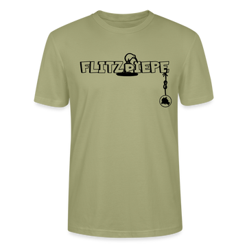 EINE FLITZPIEPE - Unisex Bio T-Shirt - Nebelgrün