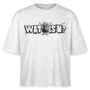WAT IS'N?-Frauen Boxy Bio-T-Shirt - Weiß meliert