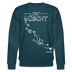 Weihnachten in Berlin25-JIBT NÜSCHT-Unisex Bio-Sweatshirt II - Dunkles Petrol