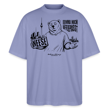 Berlin Souvenir mit Spruch-NEESE-Oversized Unisex Bio T-Shirt - Violett