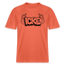 ICKE- RELAXED FIT Unisex Organic T-Shirt mit Berliner Schnauze - Hellrot