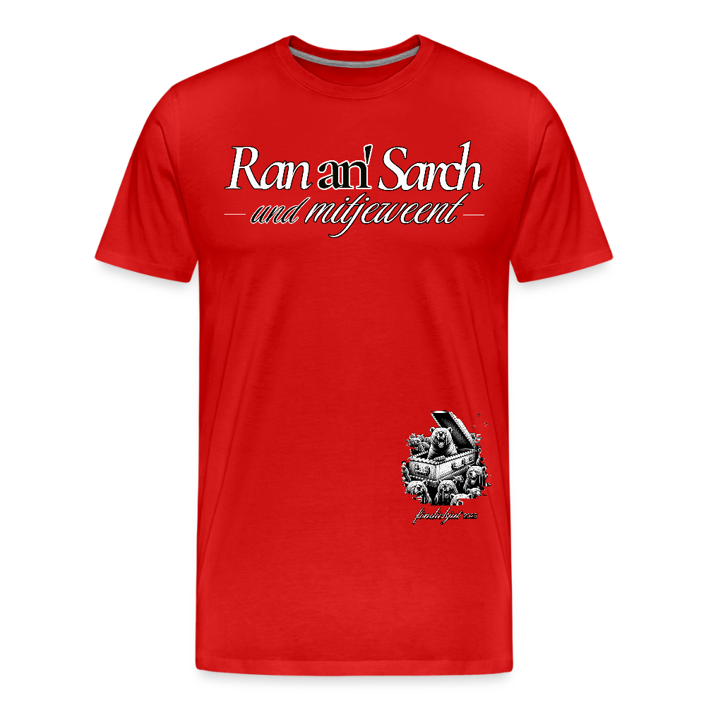 Ran an Sarch-Männer Premium Bio T-Shirt III - Rot