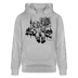 ICK LACH MIR N AST - Unisex Bio-Hoodie mit Berliner Berlin - Grau meliert