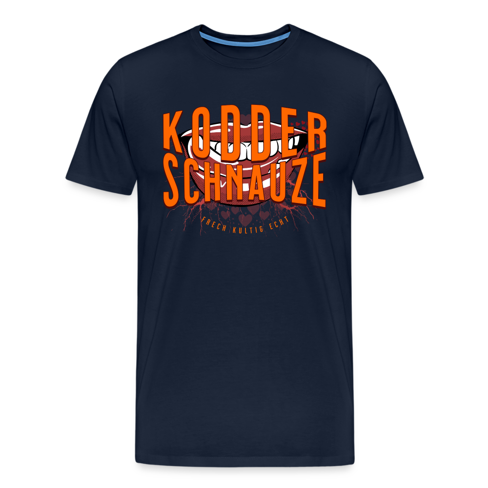 KODDERSCHNAUZE - Männer Premium T-Shirt - Navy