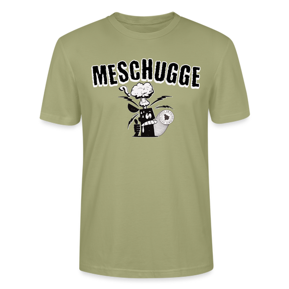 MESCHUGGE - Unisex BIO T-Shirt - Nebelgrün