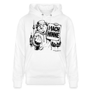 Berlin Souvenir mit Berliner Schnauze-MACH HINNE-Unisex Bio-Hoodie - Weiß