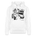 Berlin Souvenir mit Berliner Schnauze-MACH HINNE-Unisex Bio-Hoodie - Weiß