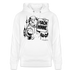Berlin Souvenir mit Berliner Schnauze-MACH HINNE-Unisex Bio-Hoodie - Weiß