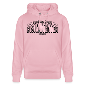 Berliner Spruch-FISIMATENTEN-Unisex Bio-Hoodie - Hellrosa