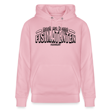 Berliner Spruch-FISIMATENTEN-Unisex Bio-Hoodie - Hellrosa