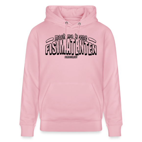 Berliner Spruch-FISIMATENTEN-Unisex Bio-Hoodie - Hellrosa